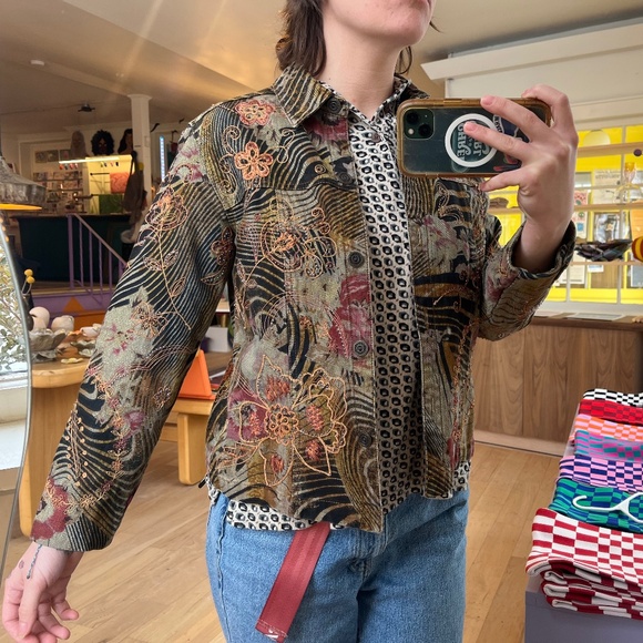 Chicos Detailed Button Up/Blazer - Picture 8 of 8